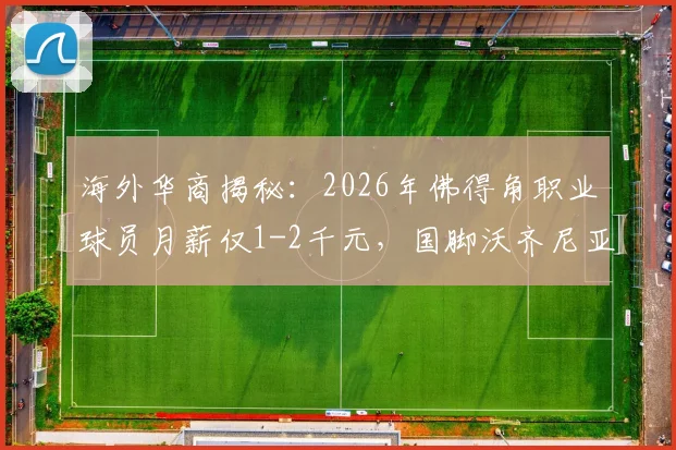 海外华商揭秘：2026年佛得角职业球员月薪仅1-2千元，国脚沃齐尼亚成名前也曾打多份工谋生
